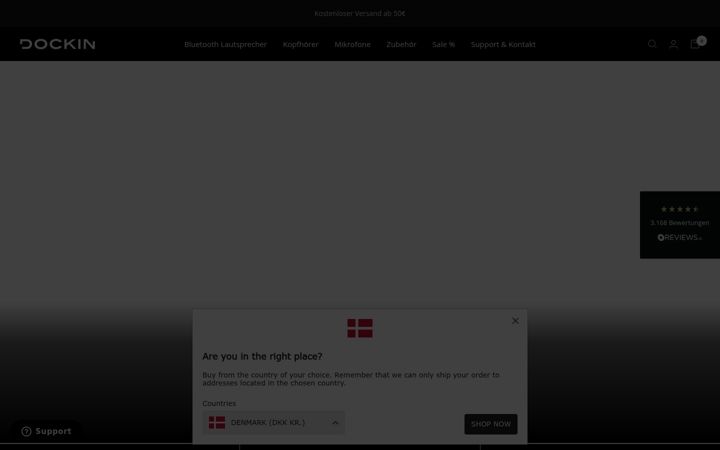 Screenshot of dockin.de