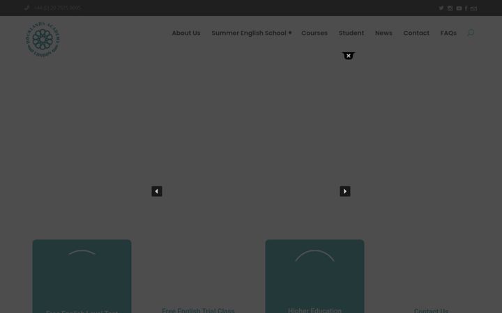 Screenshot ta' docklandsacademy.co.uk