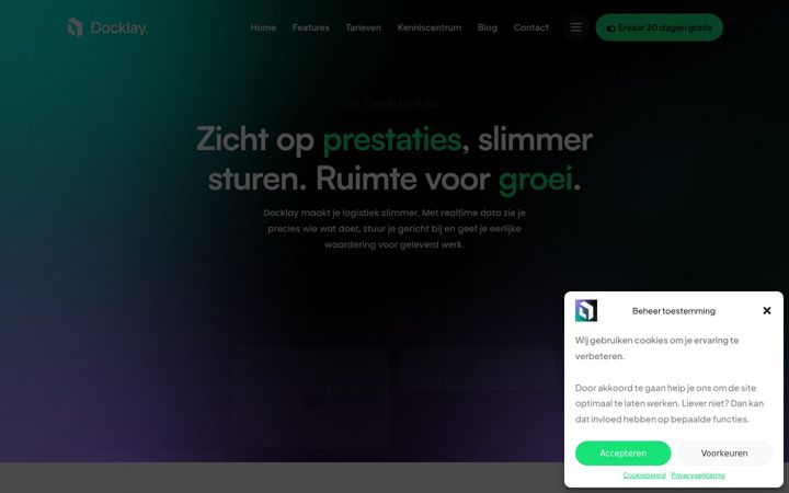 Screenshot of docklay.com