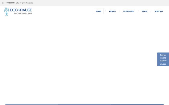 Screenshot of dockrause.de
