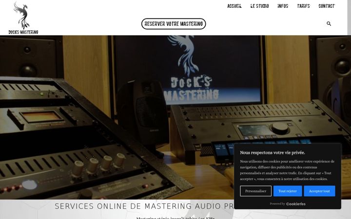 Screenshot of docks-mastering.com