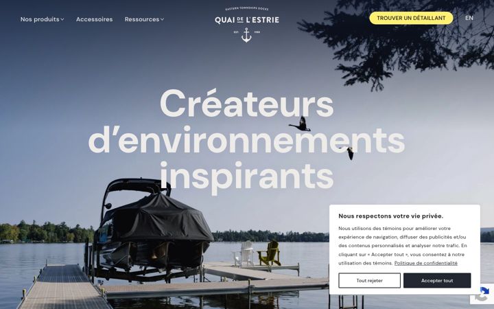 Screenshot of docks.com