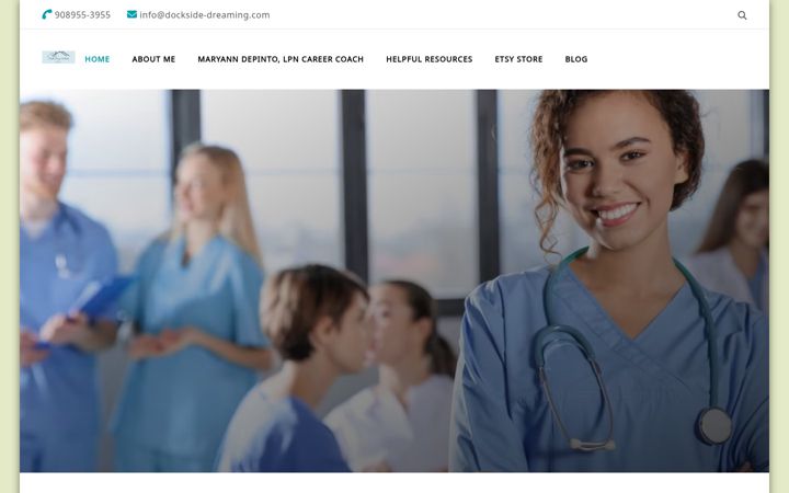 Screenshot of dockside-dreaming.com