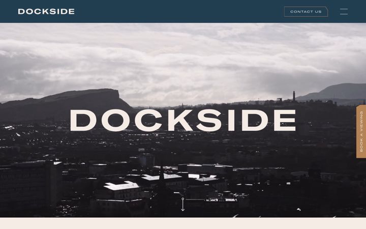 Screenshot ta' dockside-leith.co.uk