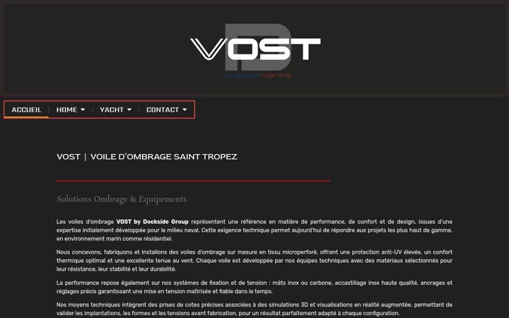 Screenshot of docksideyachtinggroup.com