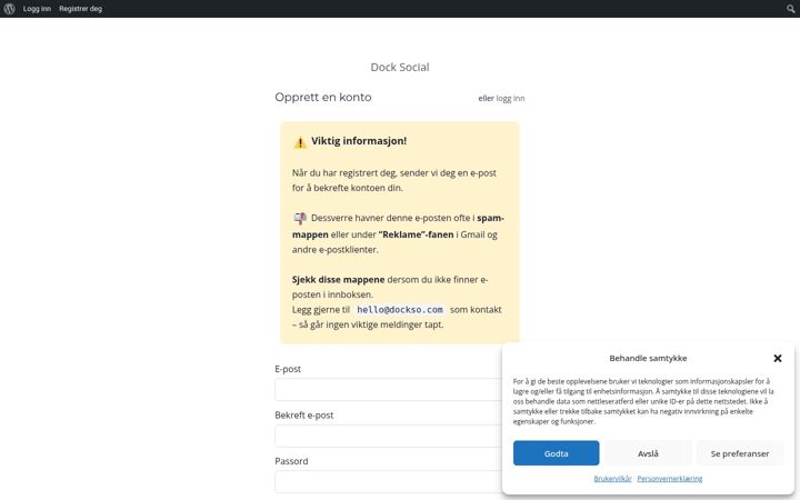 Screenshot of dockso.com