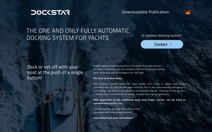 Screenshot of dockstarofficial.com