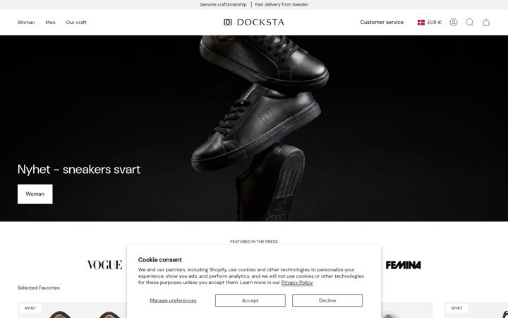 Screenshot of dockstasko.com