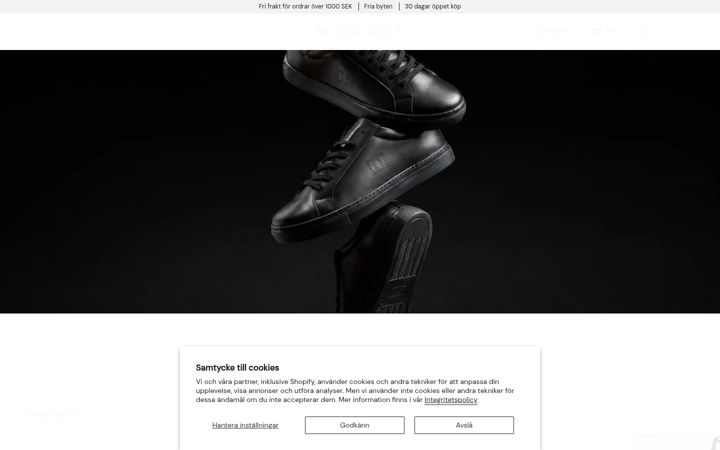 Screenshot of dockstasko.se