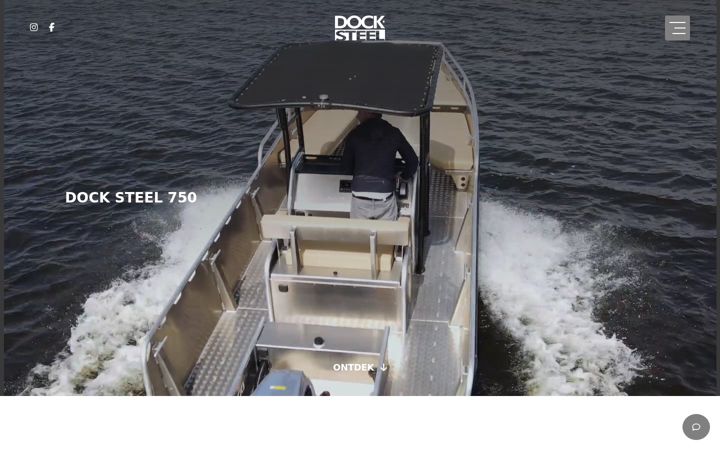 Posnetek zaslona docksteel.nl