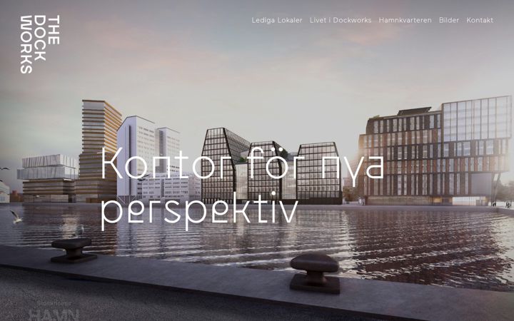 Screenshot of dockworks.se