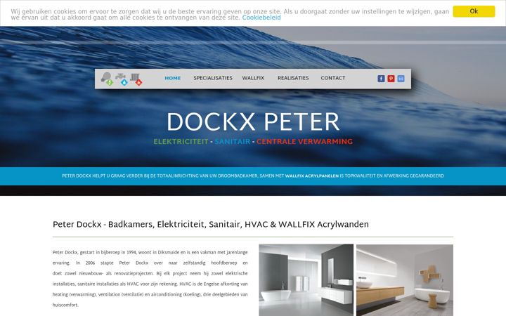Screenshot of dockxpeter.be