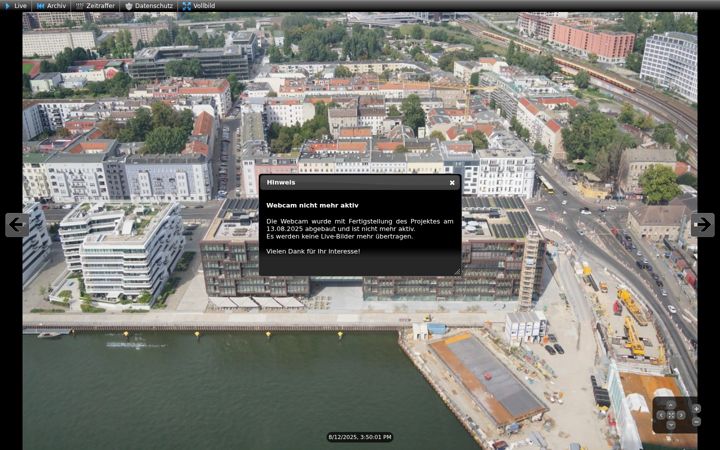 Screenshot of dockyard-webcam.de