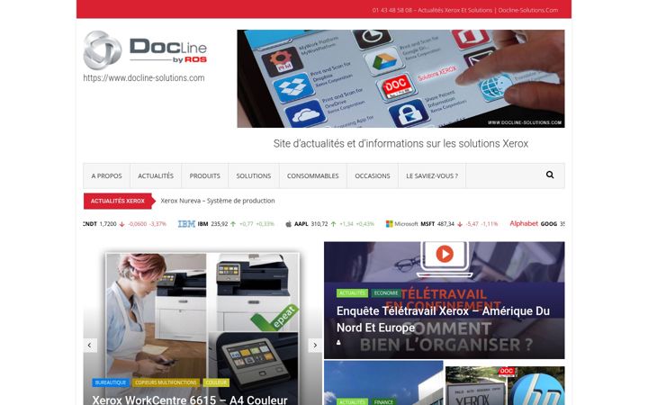 Screenshot of docline-solutions.com