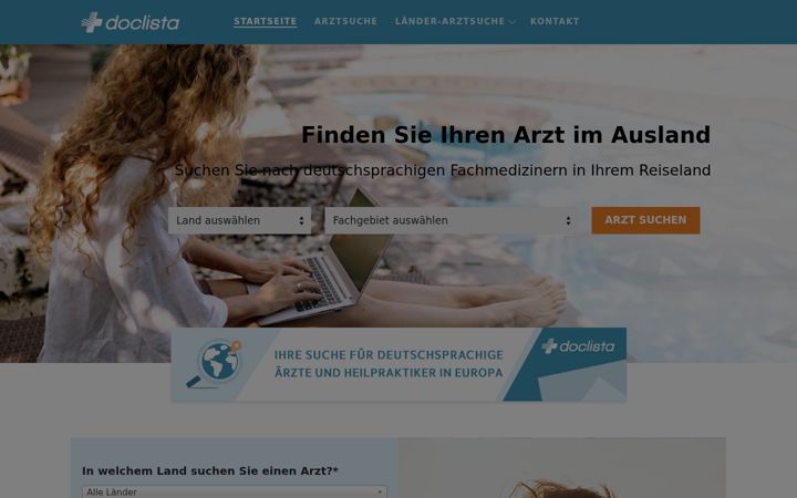 Screenshot of doclista.com