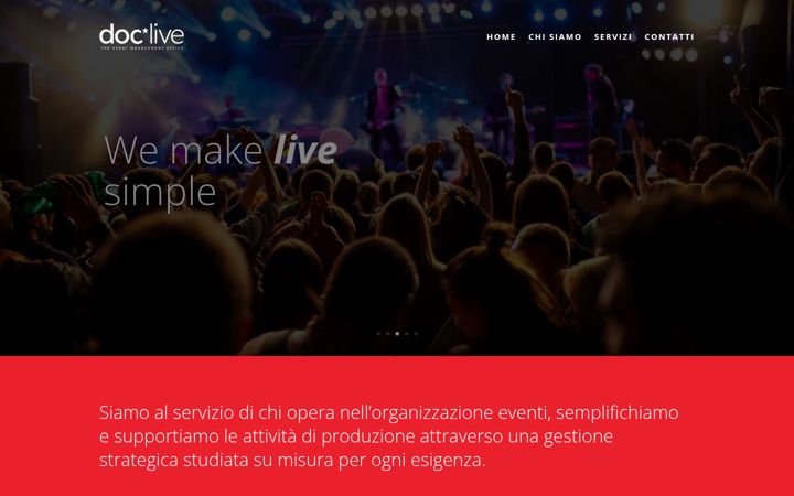 Screenshot of doclive.it