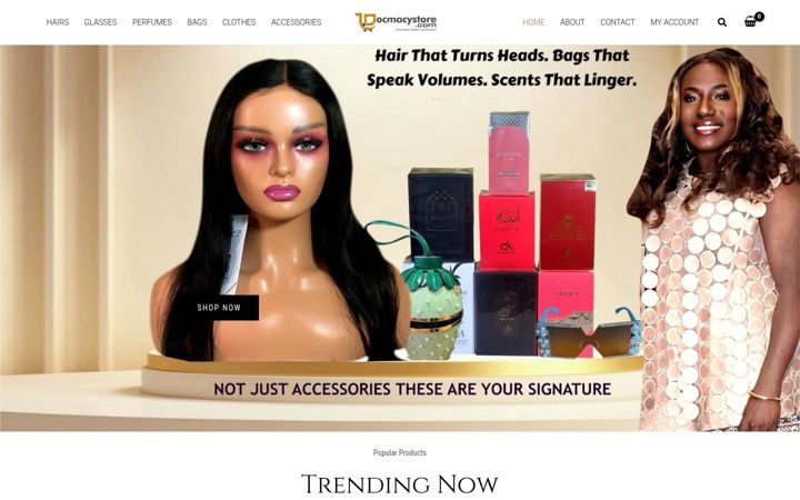 Screenshot of docmacystore.com