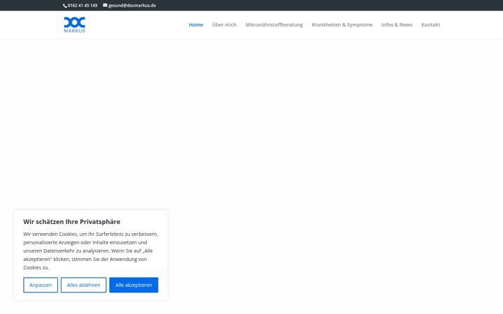 Screenshot of docmarkus.de