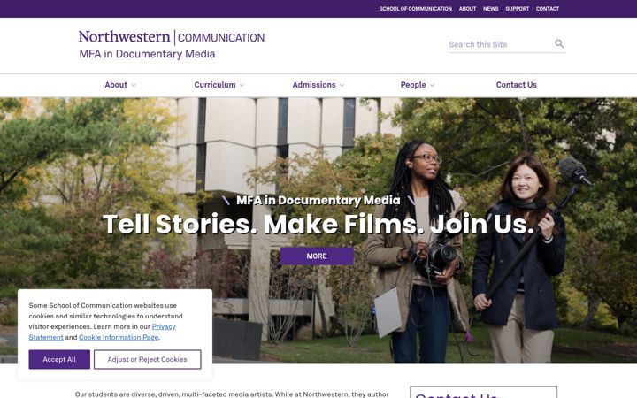 Screenshot di docmedia.northwestern.edu
