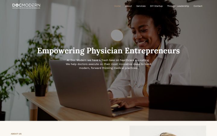 Screenshot of docmodern.com