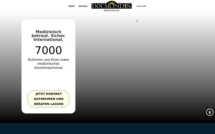 Screenshot ta' docmondis.de