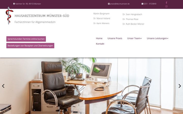 Screenshot of docmuenster.de