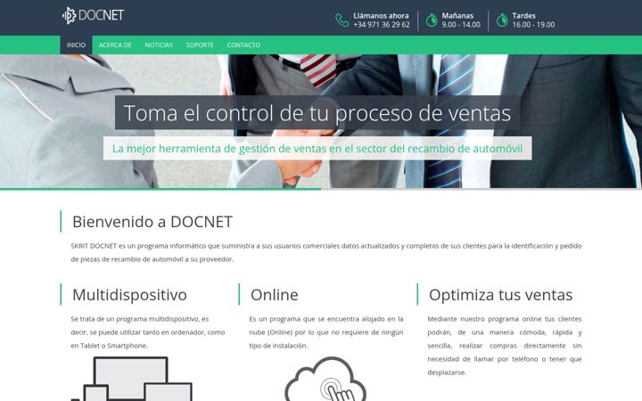 Screenshot of docnet.es