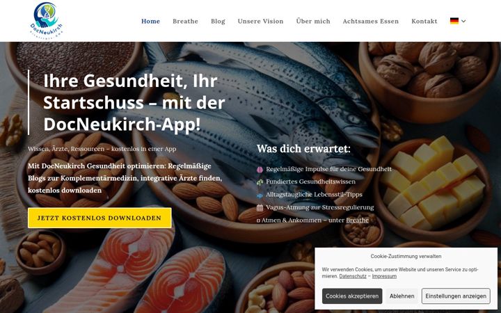 Screenshot ta' docneukirch.de