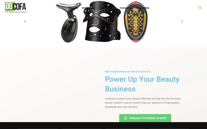 Screenshot of docofa.com