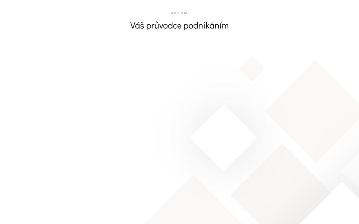 Screenshot of docom.cz