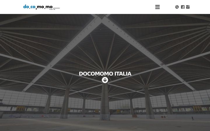 Screenshot of docomomoitalia.it