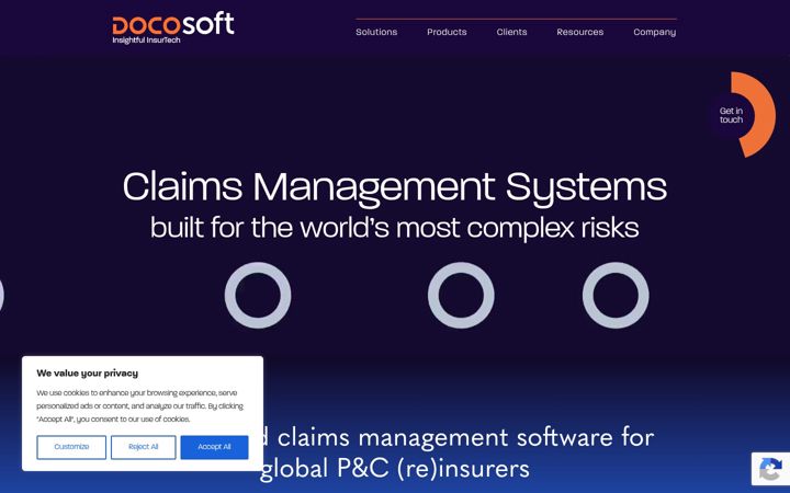 Screenshot of docosoft.com