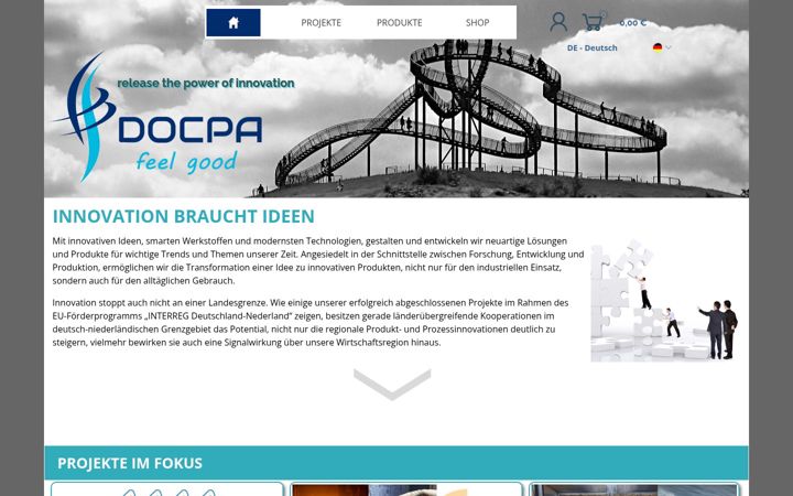 Screenshot ta' docpa.de