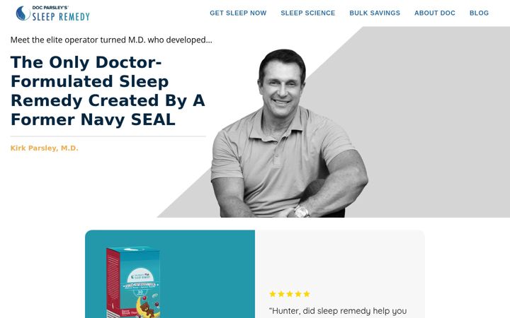 Screenshot of docparsley.com