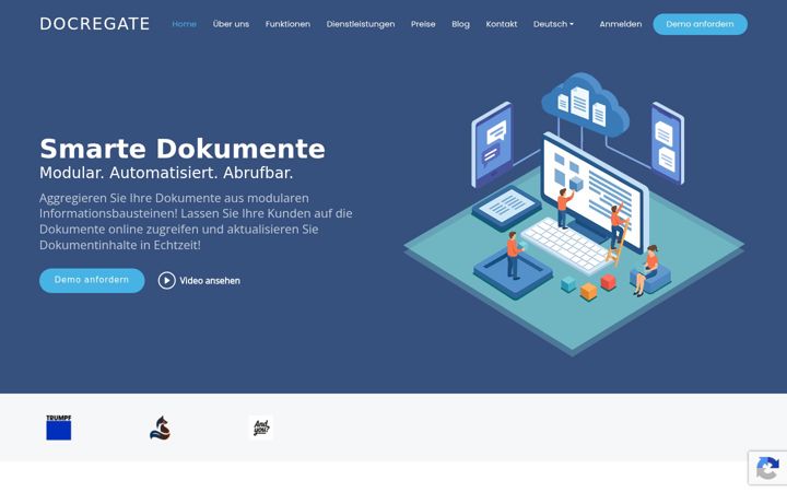 Screenshot of docregate.com