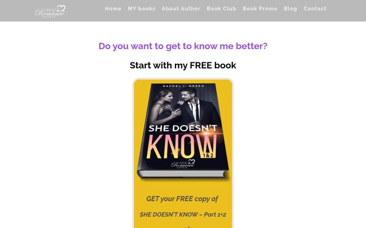 Screenshot of docromancenovels.com