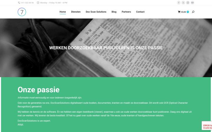 Posnetek zaslona docscansolutions.nl
