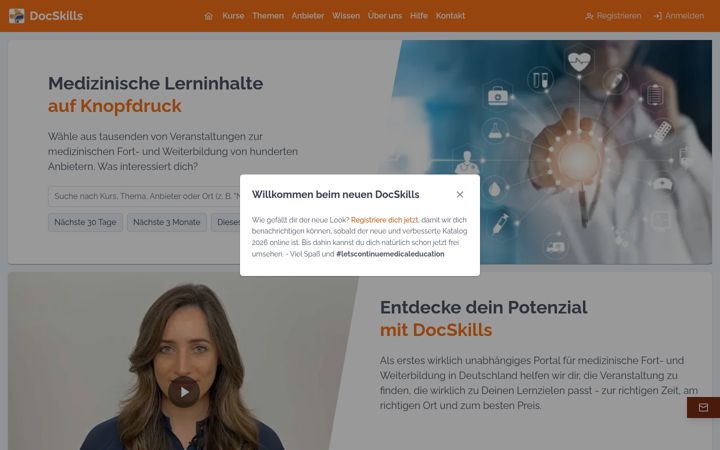 Skærmbillede af docskills.de