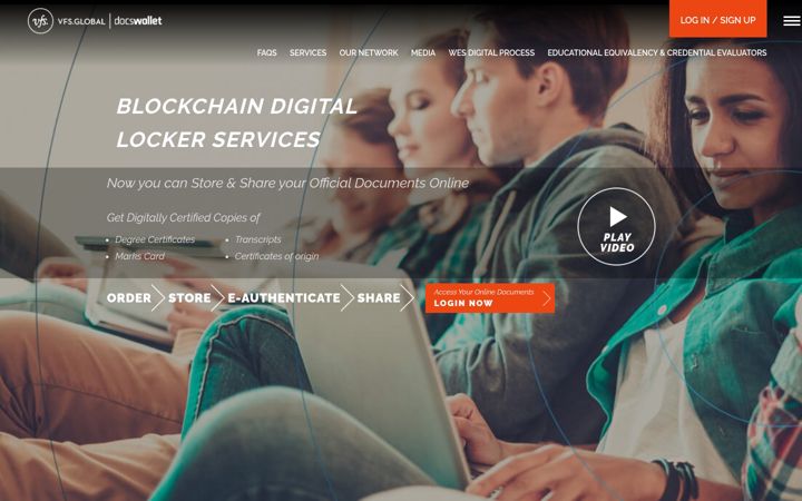 Screenshot of docswallet.com