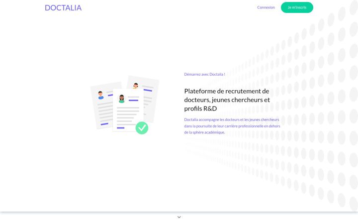 Screenshot of doctalia.fr
