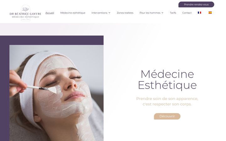 Screenshot von docteur-beatrice-goffre.fr