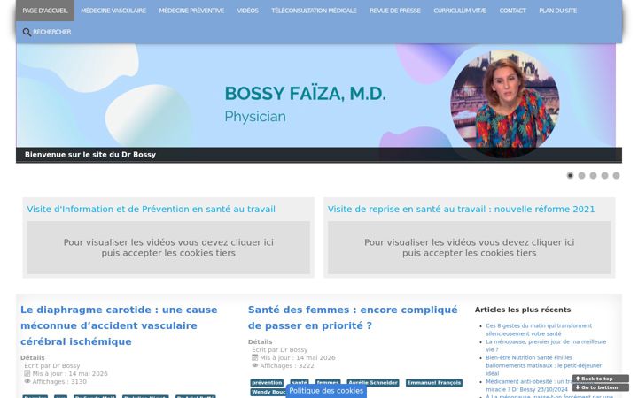 Screenshot of docteur-bossy.com