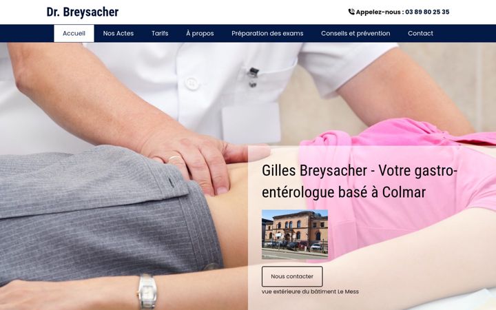 Screenshot of docteur-breysacher.fr