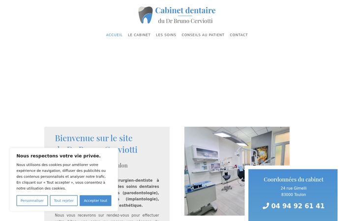 Screenshot von docteur-bruno-cerviotti.chirurgiens-dentistes.fr
