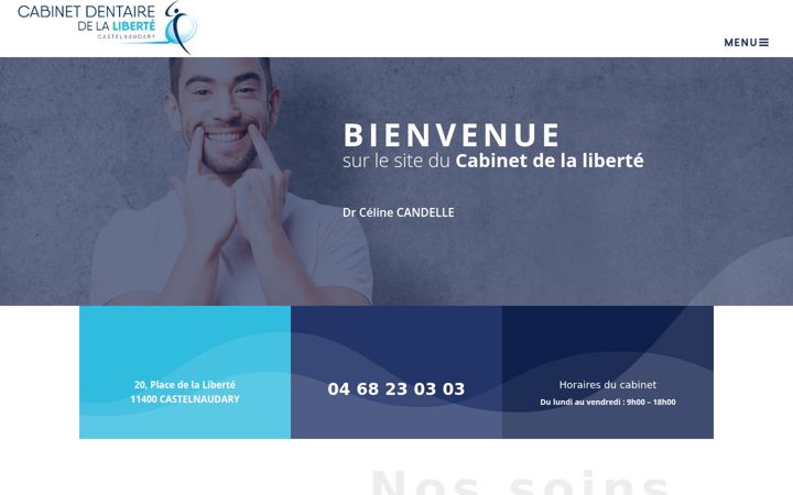 Screenshot von docteur-candelle-celine.chirurgiens-dentistes.fr