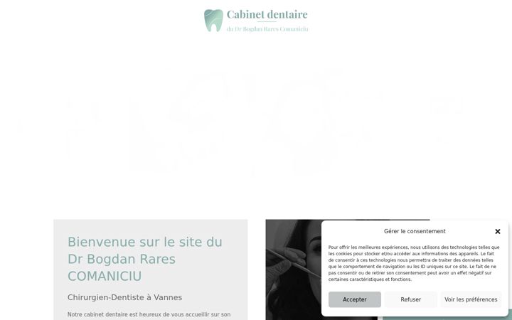 Screenshot of docteur-comaniciu-bogdan.chirurgiens-dentistes.fr