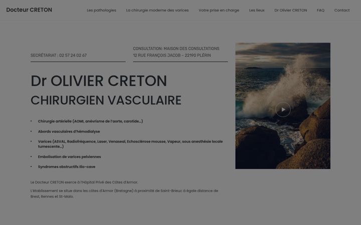 Screenshot of docteur-creton.fr