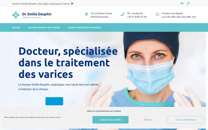 Screenshot of docteur-dauphin.fr