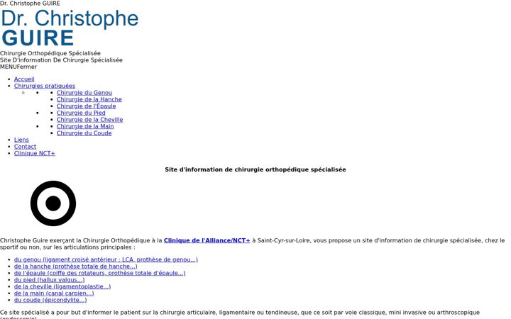 Screenshot of docteur-guire.com