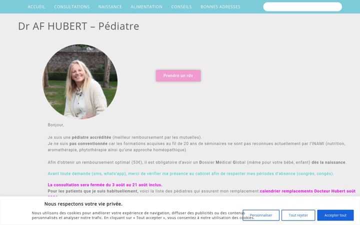 Screenshot of docteur-hubert.be